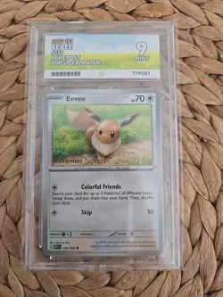 2023 Pokemon TCG Eevee 133/165 (SV: Scarlet & Violet 151 set) "Pokemon Together" - Image 1
