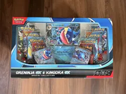 Pokemon TCG Greninja ex and Kingdra ex Special Collection Box SEALED Ship Today - Image 1