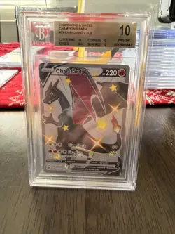 2020 Pokemon Champion's Path SHINY CHARIZARD V #79 BGS Pristine 10 - Image 1