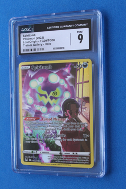 2022 POKEMON LOST ORIGIN TRAINER GALLERY HOLO SPIRITOMB CGC 9 - Image 1