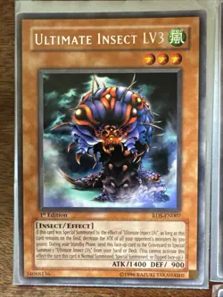 Yu-Gi-Oh! TCG Ultimate Insect Lv1 (x2) & Lv3 (x4) | 1st Editions | Mint/NearMint - Image 2
