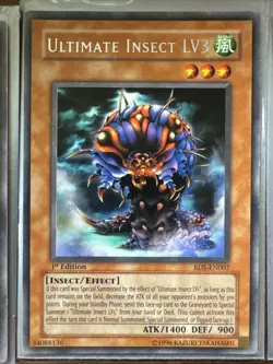 Yu-Gi-Oh! TCG Ultimate Insect Lv1 (x2) & Lv3 (x4) | 1st Editions | Mint/NearMint - Image 3