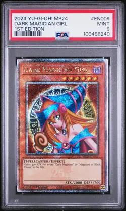 Yugioh - PSA 9 - Dark Magician Girl - MP24-EN009 QCR - MINT - Image 1