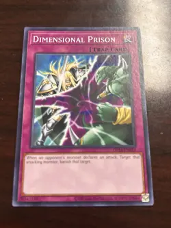 Yugioh DIMENSIONAL PRISON - OP13-EN023 - OTS Tournament Pack 13 Common LP - Image 1
