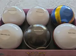 Empty Pokemon TCG Collector Poke Ball Tin Lot Of 6 - Image 3