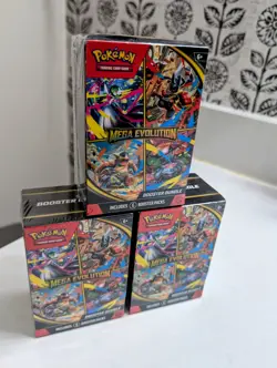 Mega Evolution Booster Bundle 3x Sealed Pokemon TCG - Image 1