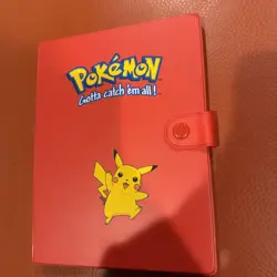 Vintage Pokemon Gotta Catch 'Em All Binder Red Pikachu 1999 - Image 2