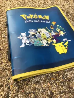 Vintage Pokemon Card Storage 3 Ring Zipper Binder Gotta Catch Em All Folder 1999 - Image 2