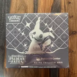 Pokemon TCG Scarlet & Violet Paldean Fates ETB Pokemon Center Exclusive - Sealed - Image 1