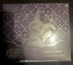 Pokemon TCG Paldean Fates ETB Pokemon Center Sealed - Image 1