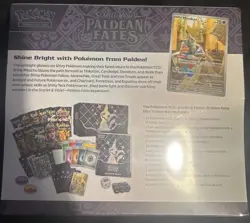 Pokemon TCG Paldean Fates ETB Pokemon Center Sealed - Image 3