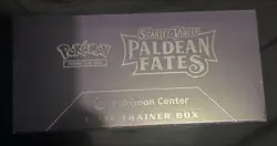 Pokemon TCG Paldean Fates ETB Pokemon Center Sealed - Image 4