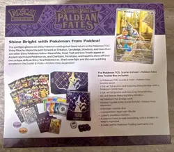 Pokemon TCG SEALED Pokemon Center Paldean Fates Elite Trainer Box ETB NM - Image 2