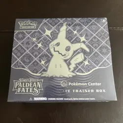 🔥Paldean Fates Pokemon Center Elite Trainer Box ETB Pokemon TCG🔥New & Sealed🔥 - Image 1