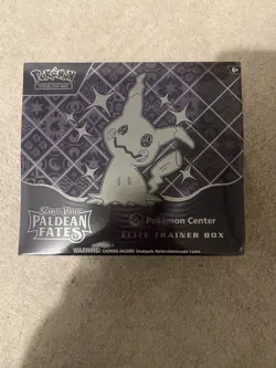 Pokemon TCG | Paldean Fates Pokemon Center Elite Trainer Box ETB New Sealed - Image 1