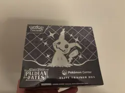Paldean Fates Pokemon Center ETB Elite Trainer Box Sealed Pokemon TCG - Image 1