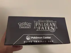 Paldean Fates Pokemon Center ETB Elite Trainer Box Sealed Pokemon TCG - Image 5