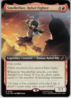 MTG Smellerbee, Rebel Fighter (Extended Art) Foil NM Avatar: The Last Airbender: - Image 1