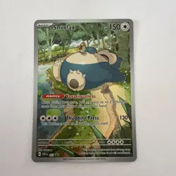 Pokemon TCG Snorlax Promo Holo Card 151 Scarlet and Violet 051 - Image 1