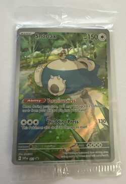 Pokemon TCG Snorlax Promo Holo Card 151 Scarlet and Violet 051 - Image 1