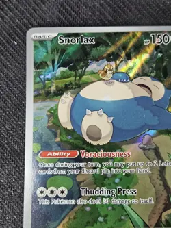 Pokemon TCG Snorlax Promo Holo Card 151 Scarlet and Violet 051 - Image 2