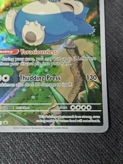 Pokemon TCG Snorlax Promo Holo Card 151 Scarlet and Violet 051 - Image 4