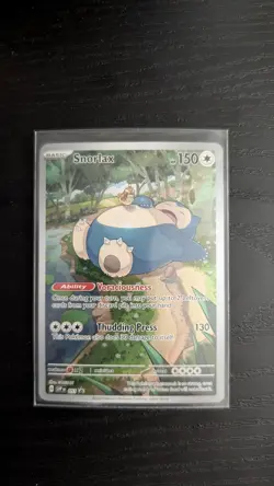 Pokemon TCG Snorlax Promo Holo Card 151 Scarlet and Violet 051 - Image 1