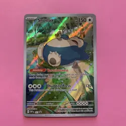 Pokemon TCG Snorlax Promo Holo Card 151 Scarlet and Violet 051 - Image 1