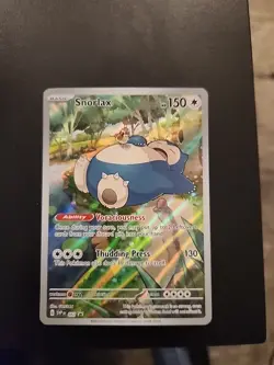 Pokemon TCG Snorlax Promo Holo Card 151 Scarlet and Violet 051 - Image 1