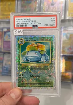 Pokemon TCG Venusaur 18/110 Legendary Collection Reverse Holo PSA 7 - Image 1