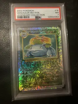 Pokemon TCG Venusaur 18/110 Legendary Collection Reverse Holo PSA 7 - Image 1