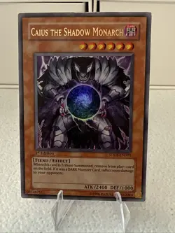 Caius the Shadow Monarch SDDE-EN001 The Dark Emperor 1st Edition - Image 1