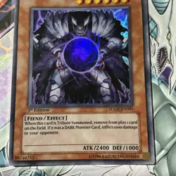 Caius the Shadow Monarch SDDE-EN001 The Dark Emperor 1st Edition Ultra Rare - Image 4