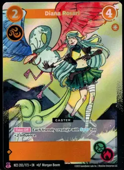 Diana Rosari 203/173 LEGEND RARE Secret Shadows MZ3 Metazoo Card #4 - Image 1