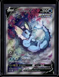 Pokemon SWSH: Sword & Shield Promo Cards Vaporeon V SWSH181 - Image 1