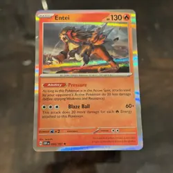 Entei 030/197 Pokemon Card Pokemon TCG Holo - Image 1