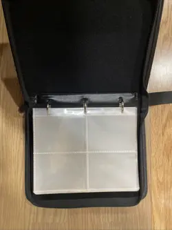 Pokemon TCG Card Binder Empty Black Chaziard Cover Holds 280+ Cards 4 Per Page - Image 5