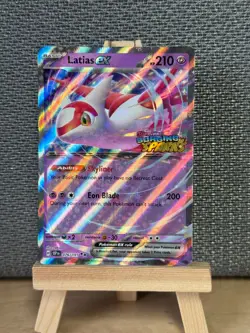 Pokemon Card Latias EX 076/191 Surging Sparks Stamped Promo - Image 1