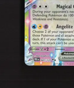 Sylveon ex 041/131 Prismatic Evolutions Ultra Rare Holo Pokemon Card NM - Image 5