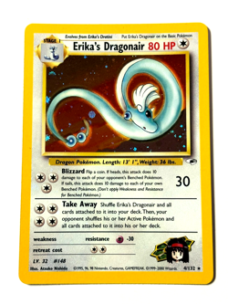 Erika's Dragonair 4/132 Holo Gym Heroes NM/MT Vintage Pokemon Card - SWEET - Image 1