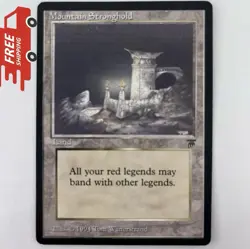 MTG Mountain Stronghold Legends Magic The Gathering TCG Card - Image 1