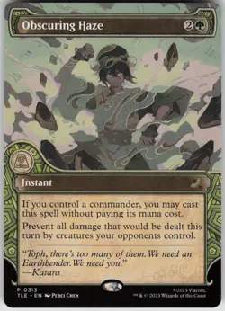 MTG Obscuring Haze (Showcase) Normal NM Avatar: The Last Airbender: Magic 313 - Image 1