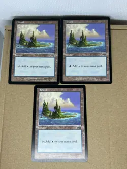 12x Island Urza's Saga Basic Land Magic The Gathering MTG LP (4 Different Art) - Image 5
