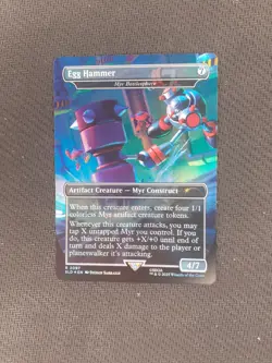 MTG - Egg Hammer - Foil - Sonic Secret Lair Drop - 2097 With Egg Pawn Token 2101 - Image 1