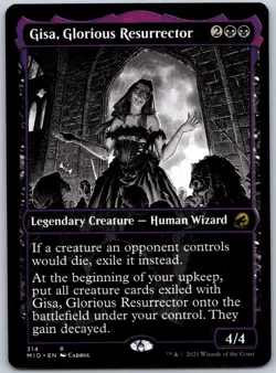 Gisa, Glorious Resurrector (Showcase) R Innistrad: Midnight Hunt 314 NM - Image 1