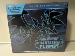 Pokemon TCG Mega Evolution Phantasmal Flames Elite Trainer Box ETB Sealed - Image 1