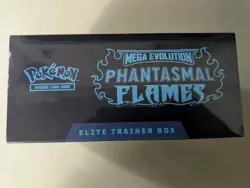 Pokemon TCG Mega Evolution Phantasmal Flames Elite Trainer Box ETB Sealed - Image 3