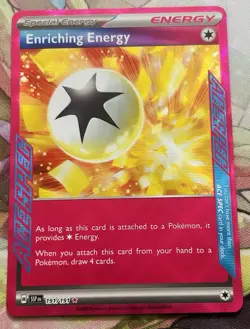 Pokemon TCG Enriching Energy ACE SPEC Rare SV08: Surging Sparks 191/191 - Image 1
