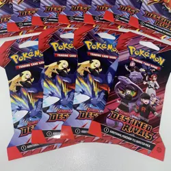 Pokemon TCG Destined Rivals Sleeved Booster Pack (x11) Packs - Image 2