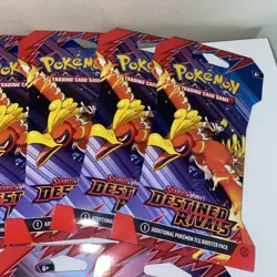 Pokemon TCG Destined Rivals Sleeved Booster Pack (x11) Packs - Image 3
